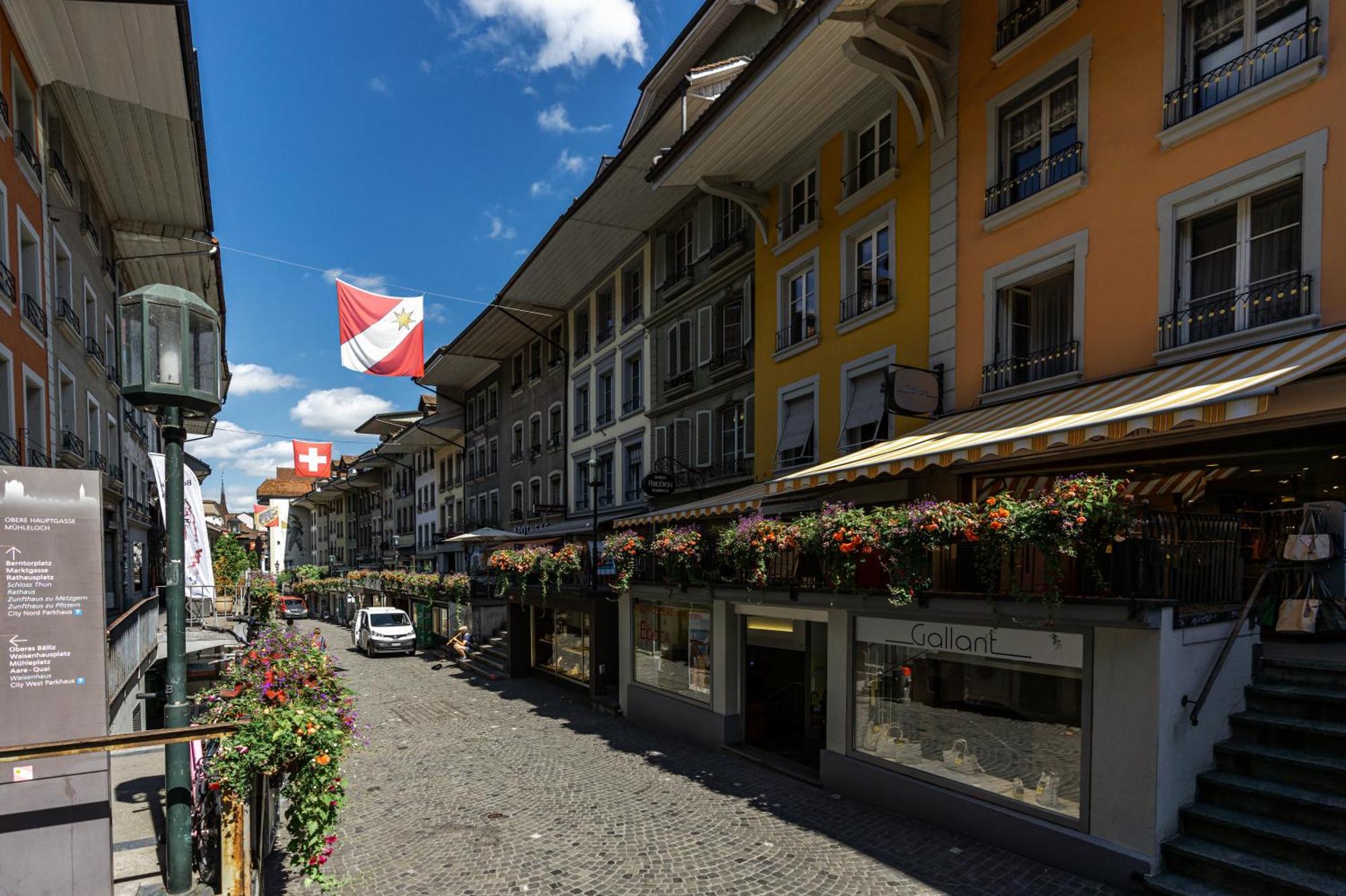 Historische Wohnung Im Herzen Der Thuner Altstadt Dış mekan fotoğraf